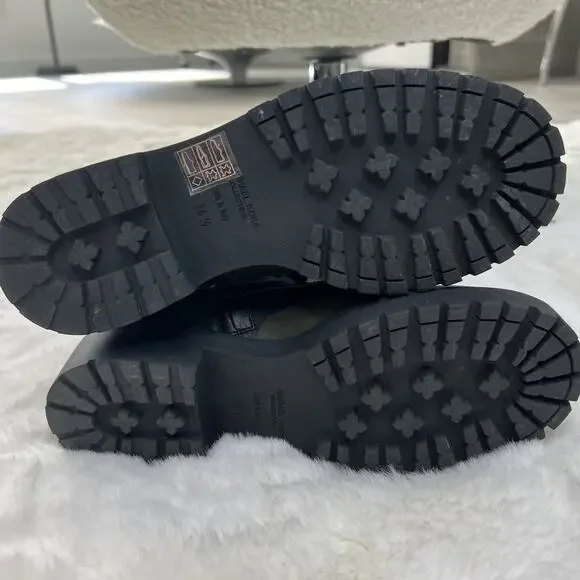 MICHAEL KORS-Military Boots/Calf High-Made in Italy-Worn 1x-No Box - Picture 8 of 16